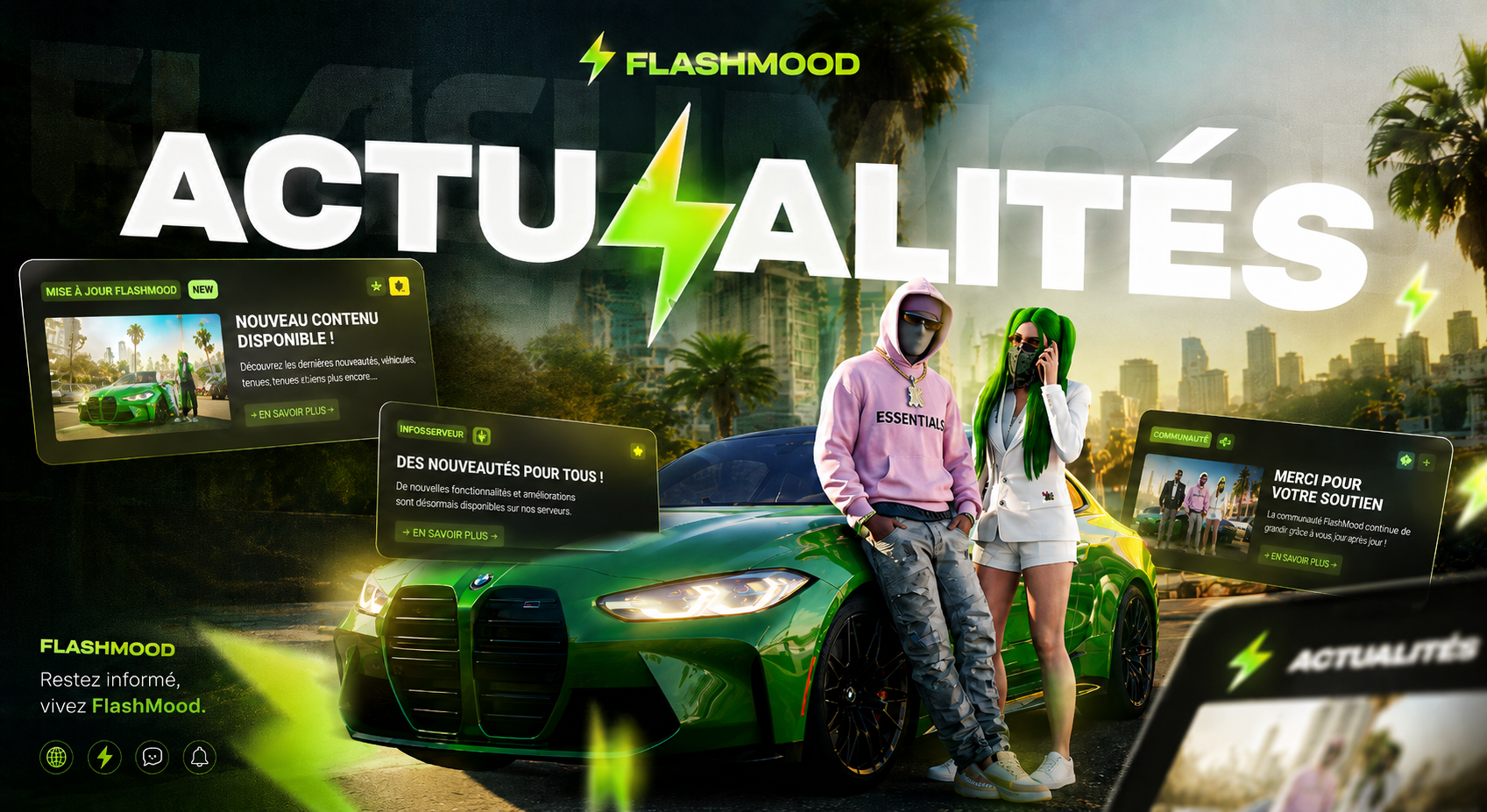 Visuel premium des actualités Flashmood